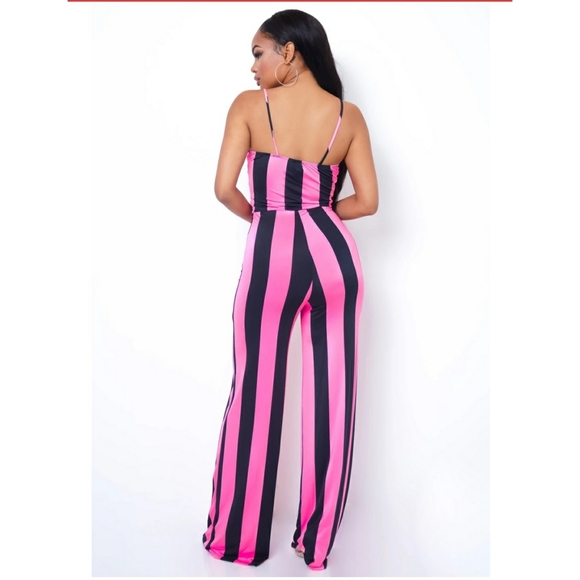 Hot Pink Jumpsuit - Picture 3 of 7